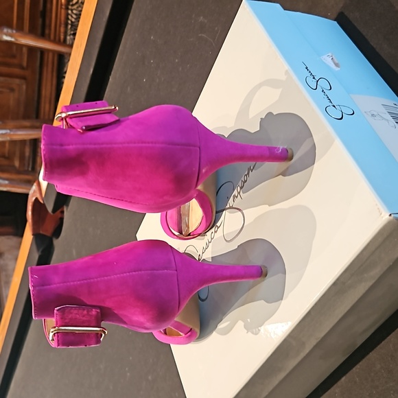 Jessica Simpson Marion Twilight magenta suede leather - Picture 6 of 10